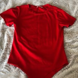Mangopop red bodysuit